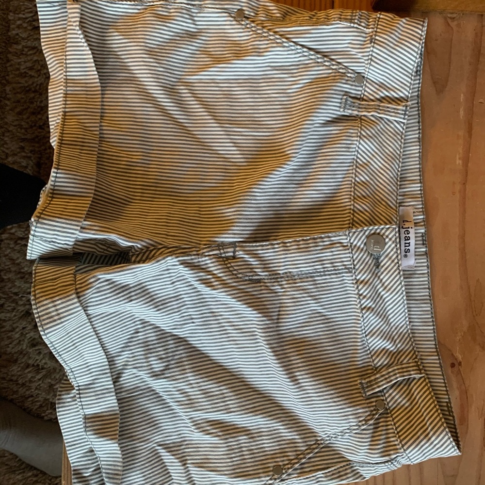 Striped D.Jeans shorts